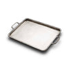 Umbria Rectangular Tray (with handles) - 30 cm x 24 cm - Handcrafted in Italy - Pewter Umbria Rectangular Tray (with handles) - 30 cm x 24 cm - Handcrafted in Italy - Pewter