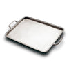 Umbria Rectangular Tray (with handles) - 45 cm x 36 cm - Handcrafted in Italy - Pewter Umbria Rectangular Tray (with handles) - 45 cm x 36 cm - Handcrafted in Italy - Pewter