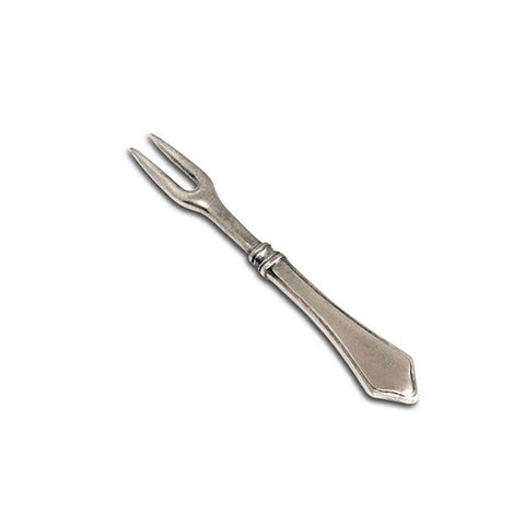 Violetta Olive Fork Set (Set of 4) - 11.5 cm Length - Handcrafted in Italy - Pewter