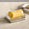 Velletri Butter Dish - 12.5 cm x 9.5 cm - Handcrafted in Italy - Pewter & Glass Velletri Butter Dish - 12.5 cm x 9.5 cm - Handcrafted in Italy - Pewter & Glass
