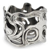 Art Nouveau-Style Donna Ladies Napkin Ring - 5 cm Diameter - Handcrafted in Italy - Pewter/Britannia Metal Art Nouveau-Style Donna Ladies Napkin Ring - 5 cm Diameter - Handcrafted in Italy - Pewter/Britannia Metal
