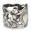 Art Nouveau-Style Donna Ladies Napkin Ring - 5 cm Diameter - Handcrafted in Italy - Pewter/Britannia Metal Art Nouveau-Style Donna Ladies Napkin Ring - 5 cm Diameter - Handcrafted in Italy - Pewter/Britannia Metal