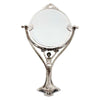 Art Nouveau-Style Donna Dressing Table Vanity Mirror - 50 cm Height - Handcrafted in Italy - Pewter/Britannia Metal Art Nouveau-Style Donna Dressing Table Vanity Mirror - 50 cm Height - Handcrafted in Italy - Pewter/Britannia Metal