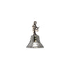 Art Nouveau-Style Cherub & Drum Statuette Bell - 8 cm Height - Handcrafted in Italy - Pewter/Britannia Metal Art Nouveau-Style Cherub & Drum Statuette Bell - 8 cm Height - Handcrafted in Italy - Pewter/Britannia Metal