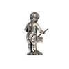 Art Nouveau-Style Cherub & Drum Statuette Bell - 8 cm Height - Handcrafted in Italy - Pewter/Britannia Metal Art Nouveau-Style Cherub & Drum Statuette Bell - 8 cm Height - Handcrafted in Italy - Pewter/Britannia Metal