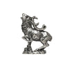 Art Nouveau-Style Deer Statuette Bell - 7.5 cm Height - Handcrafted in Italy - Pewter/Britannia Metal Art Nouveau-Style Deer Statuette Bell - 7.5 cm Height - Handcrafted in Italy - Pewter/Britannia Metal