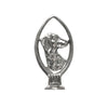 Art Nouveau-Style Dog Statuette Bell - 9.5 cm Height - Handcrafted in Italy - Pewter/Britannia Metal Art Nouveau-Style Dog Statuette Bell - 9.5 cm Height - Handcrafted in Italy - Pewter/Britannia Metal
