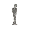 Art Nouveau-Style Lady Statuette Bell - 12 cm Height - Handcrafted in Italy - Pewter/Britannia Metal Art Nouveau-Style Lady Statuette Bell - 12 cm Height - Handcrafted in Italy - Pewter/Britannia Metal
