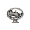 Art Nouveau-Style Vintage Car Bell - 7.5 cm Height - Handcrafted in Italy - Pewter/Britannia Metal Art Nouveau-Style Vintage Car Bell - 7.5 cm Height - Handcrafted in Italy - Pewter/Britannia Metal