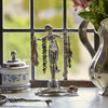Art Nouveau-Style Donna Jewellery Holder (girl with birds) - 21 cm Height - Handcrafted in Italy - Pewter/Britannia Metal Art Nouveau-Style Donna Jewellery Holder (girl with birds) - 21 cm Height - Handcrafted in Italy - Pewter/Britannia Metal