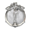 Art Nouveau-Style Ninfa Butterfly Lady Jewellery Tray - 18 cm x 14 cm - Handcrafted in Italy - Pewter/Britannia Metal Art Nouveau-Style Ninfa Butterfly Lady Jewellery Tray - 18 cm x 14 cm - Handcrafted in Italy - Pewter/Britannia Metal