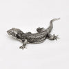 Art Nouveau-Style Geco Sculpture - Gecko - 11.5 cm - Handcrafted in Italy - Pewter/Britannia Metal Art Nouveau-Style Geco Sculpture - Gecko - 11.5 cm - Handcrafted in Italy - Pewter/Britannia Metal