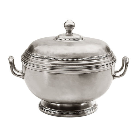 Baiocco Tureen - 3 L - Handcrafted in Italy - Pewter
