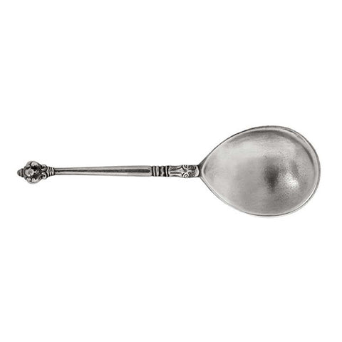 Coclea Spoon (Head-handle) - 17.5 cm - (4 Piece) - Handcrafted in Italy - Pewter