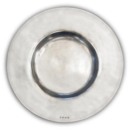 Cardinale Charger Plate - 37 cm Diameter - Handcrafted in Italy - Pewter