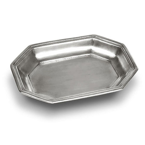 Dolomiti Soap Dish - 16.5 cm - Handcrafted in Italy - Pewter