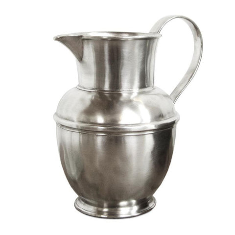Erbusco Flower Jug - 1.5 L - Handcrafted in Italy - Pewter