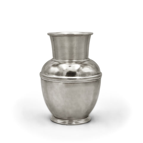 Erbusco Vase - 20 cm Height - Handcrafted in Italy - Pewter