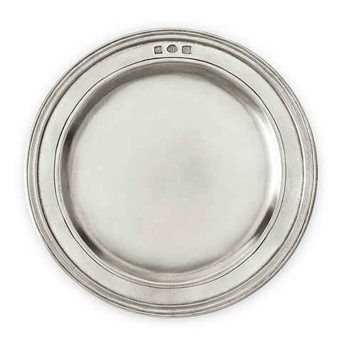 Gianna Bread Plate - 16 cm - Handcrafted in Italy - Pewter