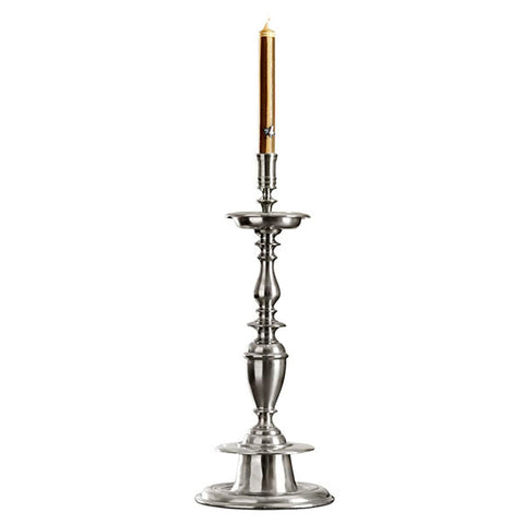 Gigante Pillar Candlestick - 58 cm Height - Handcrafted in Italy - Pewter