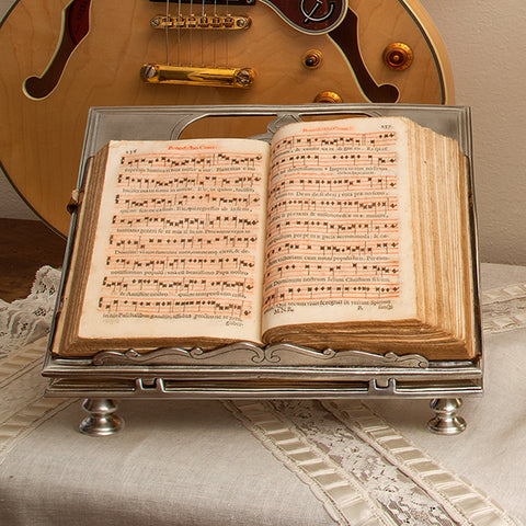 Gilda Bookstand - 29 cm x 25 cm - Handcrafted in Italy - Pewter