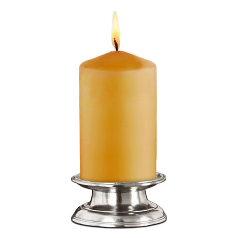 Gilda Candleholder -  12 cm - Handcrafted in Italy - Pewter