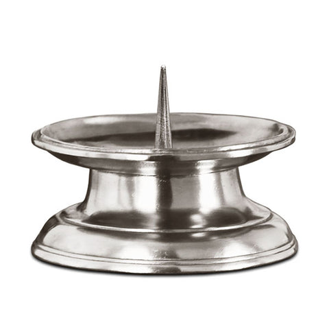 Gilda Candleholder -  12 cm - Handcrafted in Italy - Pewter