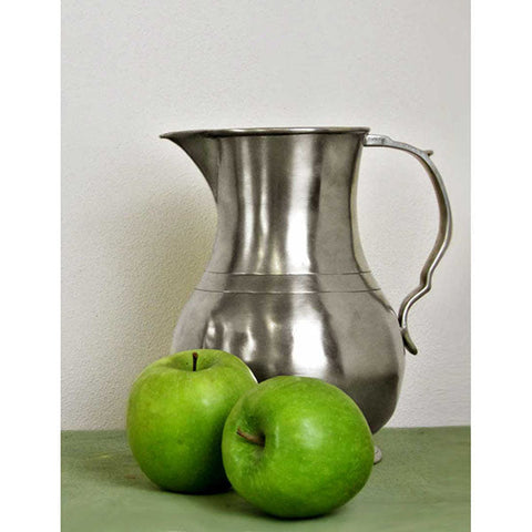Gilda Flower Jug - 1.5 L - Handcrafted in Italy - Pewter