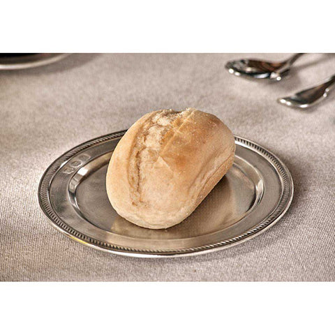 Luisa Bread Plate - 16 cm - Handcrafted in Italy - Pewter