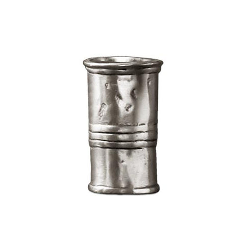 Medieval Measuring Beaker - 6 cm - 5 cl - Handcrafted in Italy - Pewter