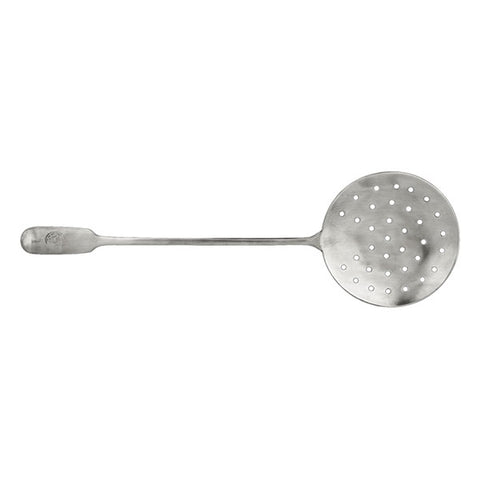 Medieval Strainer Spoon - 35 cm Length - Handcrafted in Italy - Pewter