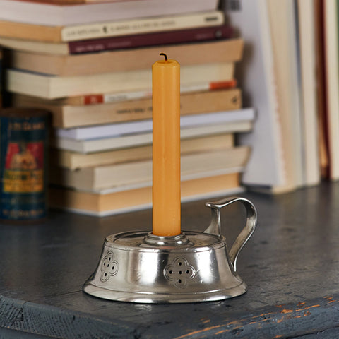 Olivia Candleholder - 6 cm - Handcrafted in Italy - Pewter
