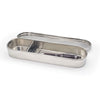 Olivia Lidded Box - 25 cm x 8 cm - Handcrafted in Italy - Pewter