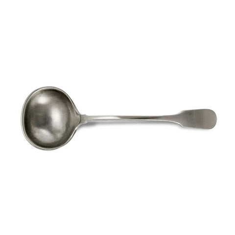 Orvieto Gravy Spoon - 19.5 cm Length - Handcrafted in Italy - Pewter