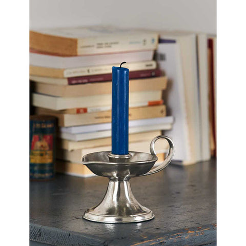 Umbra Chamberstick - 10 cm Diameter - Handcrafted in Italy - Pewter