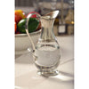Veneto Decanter (with handle) - 1 L -  Handcrafted in Italy - Pewter & Crystal Glass