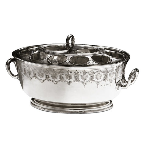 Venezia Champagne Bucket - 47 cm x 38 cm - Handcrafted in Italy - Pewter