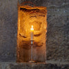 Albino Candlestick - 16.5 cm Height - Handcrafted in Italy - Pewter