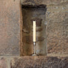 Albino Candlestick - 11.5 cm Height - Handcrafted in Italy - Pewter