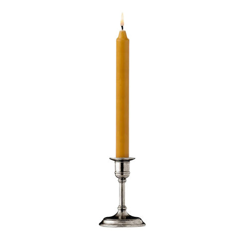 Albino Candlestick - 11.5 cm Height - Handcrafted in Italy - Pewter