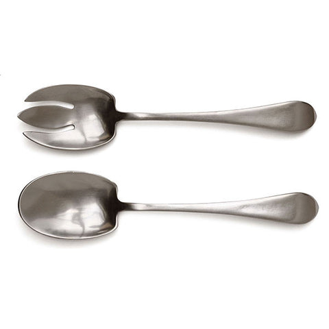 Aria Serving Set - 30 cm Length - Handcrafted in Italy - Pewter
