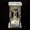 Archimède Hourglass - 11.5 cm Height - Handcrafted in Italy - Pewter & Glass