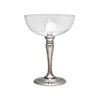 Barolo Champagne Coupe (Set of 2) - 25 cl - Handcrafted in Italy - Pewter & Crystal