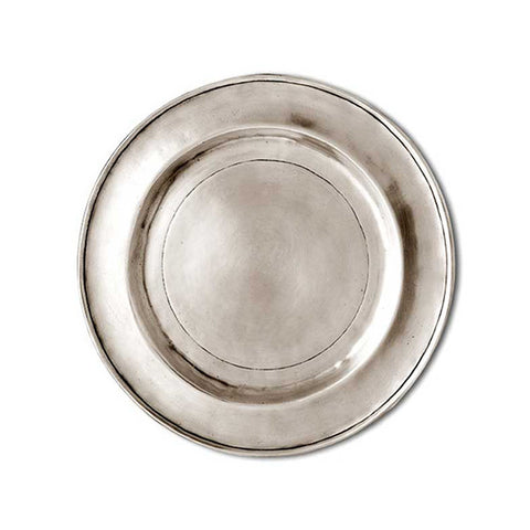 Benaco Plate - 20 cm Diameter - Handcrafted in Italy - Pewter