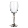 Barolo All Purpose Wine Glass (Set of 2) - 30 cl - Handcrafted in Italy - Pewter & Crystal