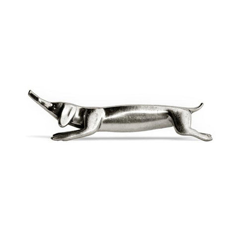 Art Nouveau-Style Cinghiale Boar Knife Rest - 10 cm Length - Handcrafted in Italy - Pewter