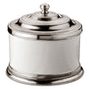 Convivio Cookie Jar - 2.3L - Handcrafted in Italy - Pewter & Ceramic