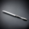 Daniela Bread Knife - 31.5 cm Length - Handcrafted in Italy - Pewter & Stainless Steel