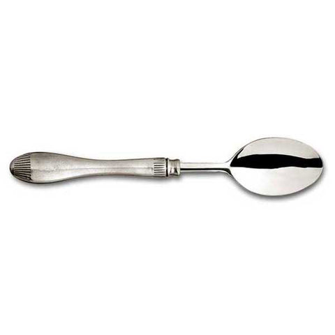 Daniela Tea Spoon Set (Set of 6) - 16 cm Length - Handcrafted in Italy - Pewter & Stainless Steel