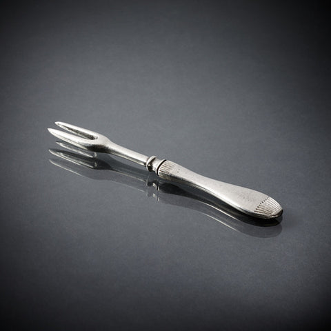 Daniela Olive Fork Set (Set of 4) - 11.5 cm Length - Handcrafted in Italy - Pewter